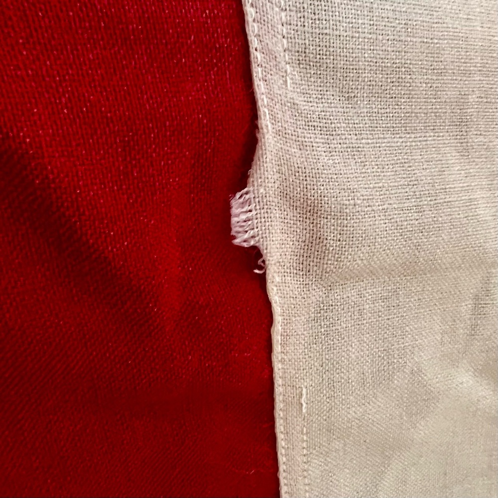 VTG XL 48 Stars American Flag Hand Stitched Stars Cotton 113.5x53.5” - Picture 14 of 16